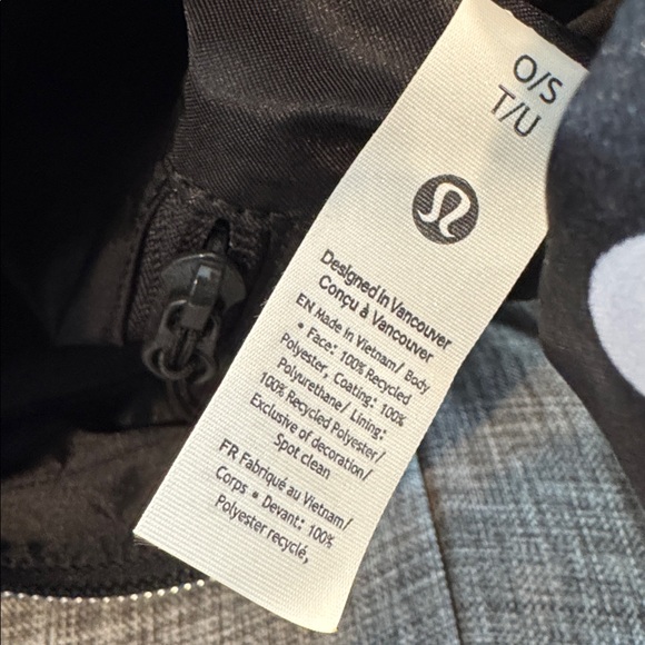 lululemon athletica City Essentials L Monogram Jacquard Black Shoulder Bag - Picture 15 of 17